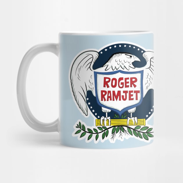 Roger Ramjet Bald Eagle by GraficBakeHouse